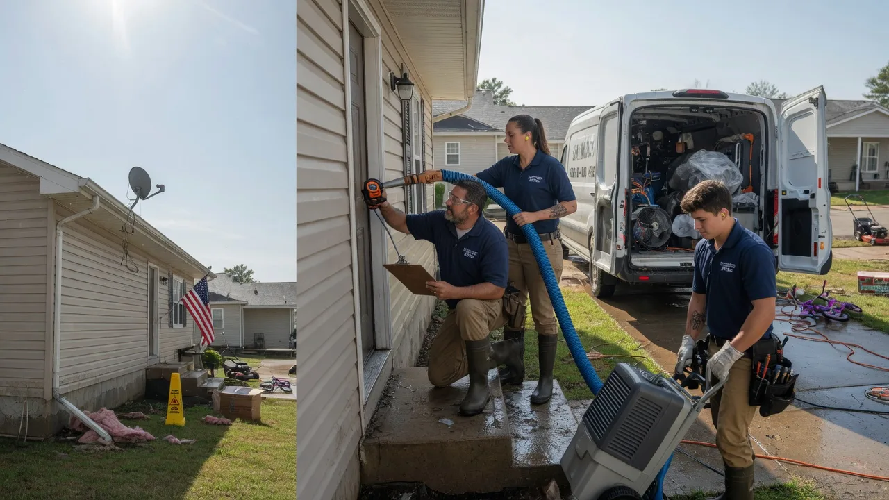 Ceiling Water Damage Restoration in Hillsdale, IL near me